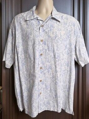 873. Quiksilver Edition Floral Print Comfort Fit Resort Shirt Mens XL